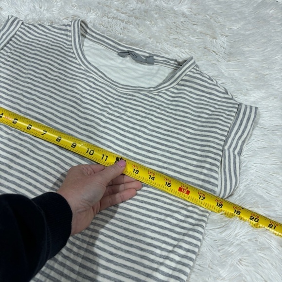 Athleta Women’s Ease Up Sweatshirt Dress striped jersey   Size XS - Picture 5 of 11